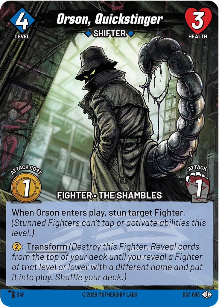 Orson, Quickstinger